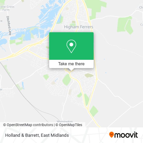 Holland & Barrett map