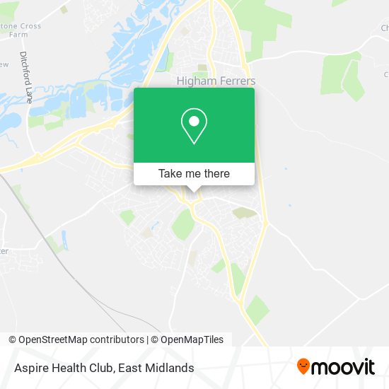 Aspire Health Club map