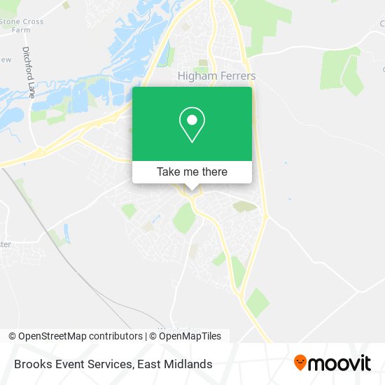 Brooks Event Services map