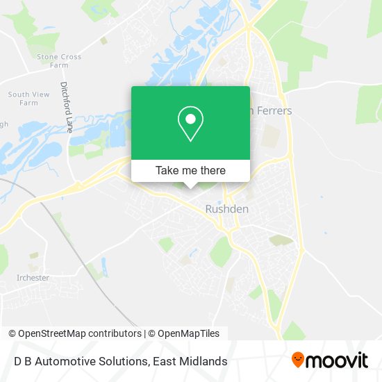 D B Automotive Solutions map