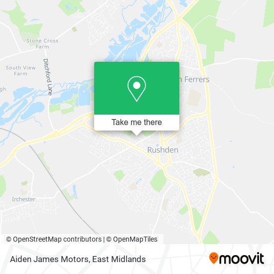 Aiden James Motors map