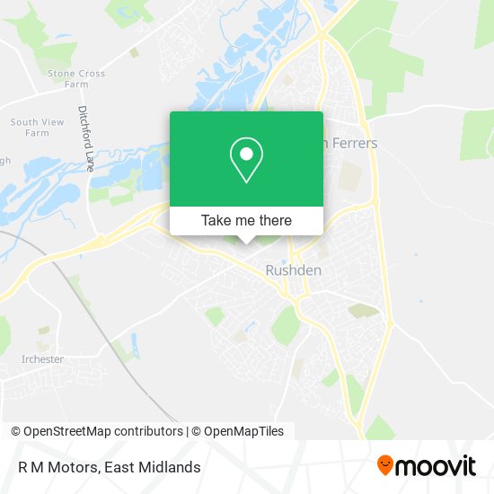 R M Motors map