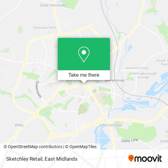 Sketchley Retail map