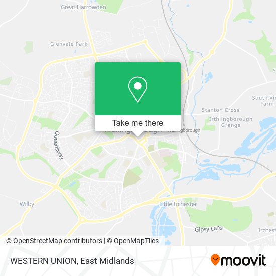 WESTERN UNION map