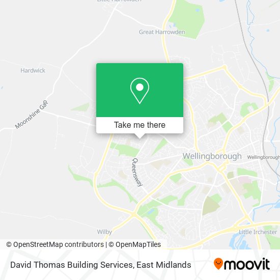 David Thomas Building Services map