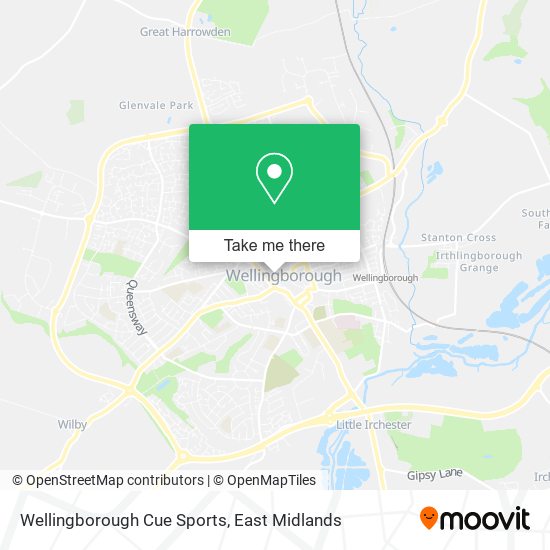 Wellingborough Cue Sports map