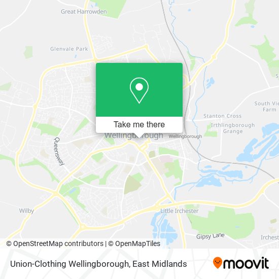 Union-Clothing Wellingborough map