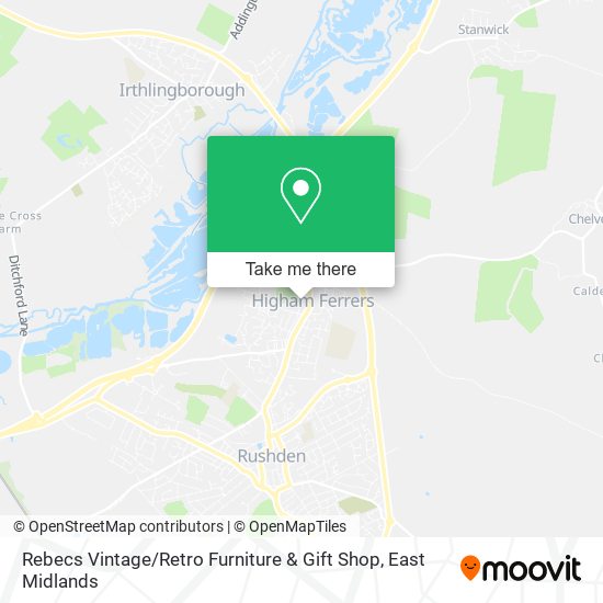 Rebecs Vintage / Retro Furniture & Gift Shop map