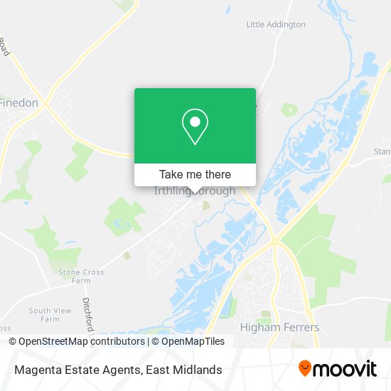 Magenta Estate Agents map