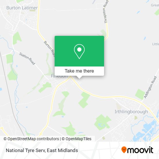 National Tyre Serv map