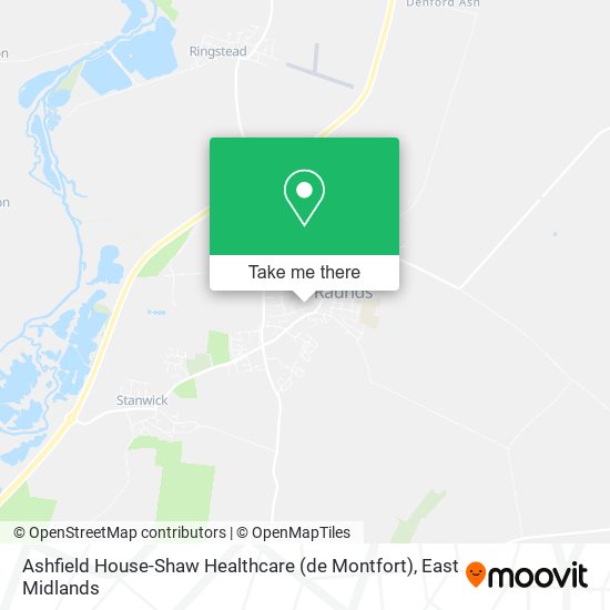 Ashfield House-Shaw Healthcare (de Montfort) map