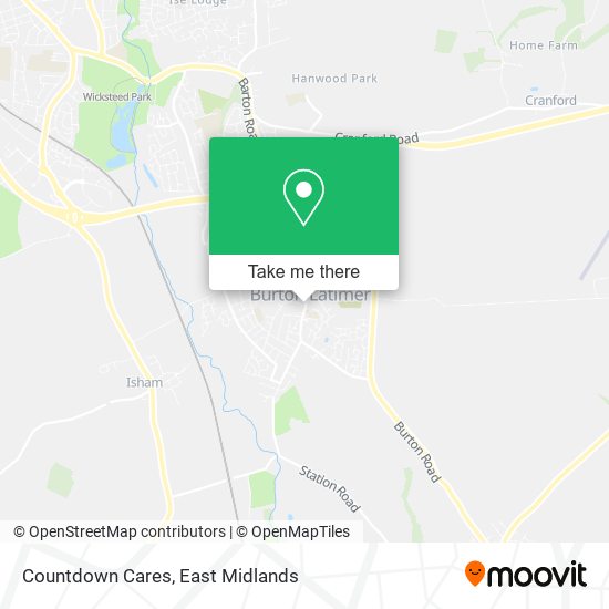 Countdown Cares map