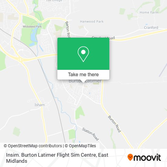 Insim. Burton Latimer Flight Sim Centre map