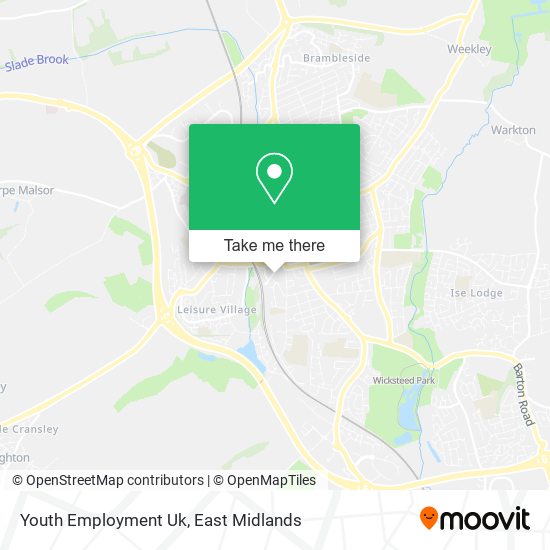 Youth Employment Uk map