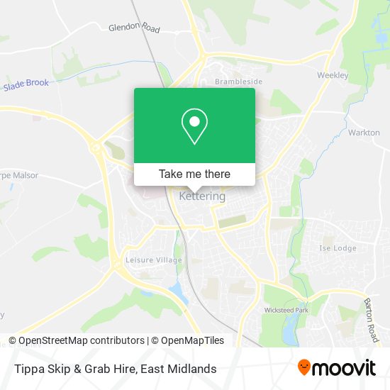 Tippa Skip & Grab Hire map