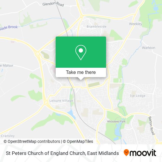 St Peters Church of England Church map
