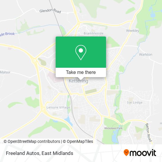 Freeland Autos map