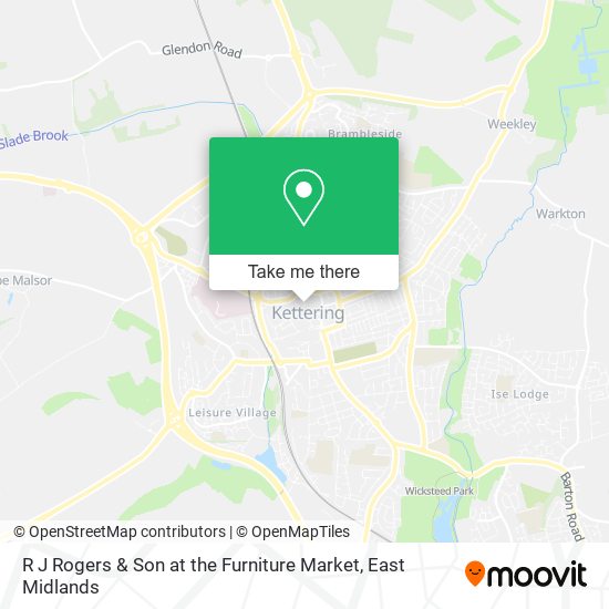 R J Rogers & Son at the Furniture Market map