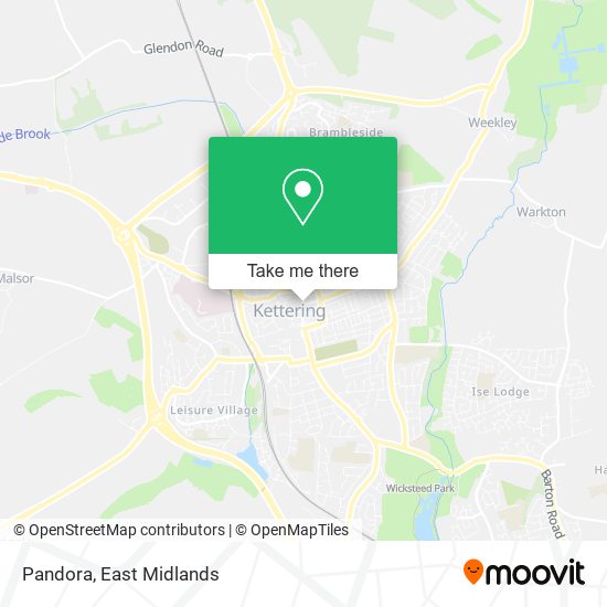 Pandora map