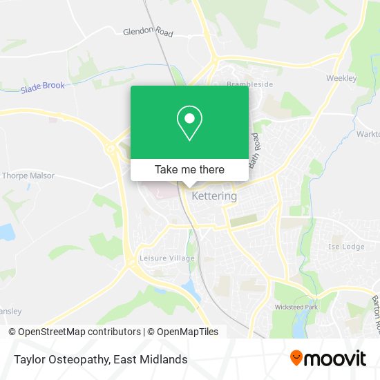 Taylor Osteopathy map