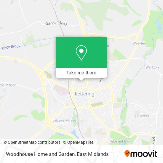 Woodhouse Home and Garden map