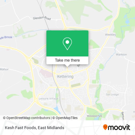 Kesh Fast Foods map