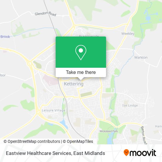 Eastview Healthcare Services map