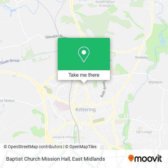 Baptist Church Mission Hall map