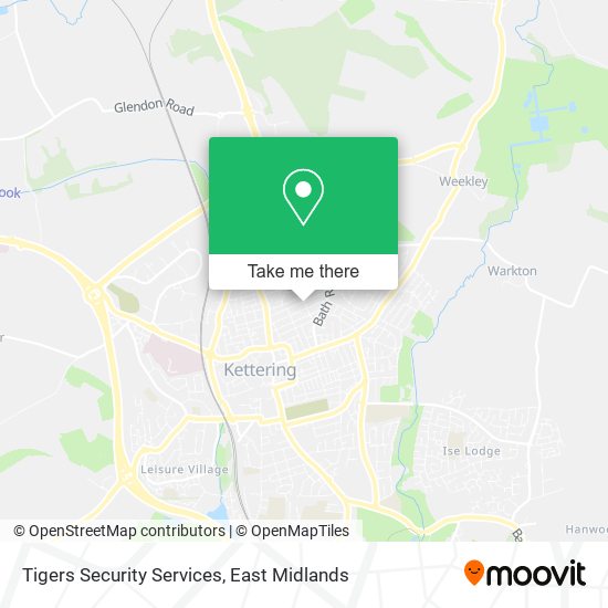 Tigers Security Services map