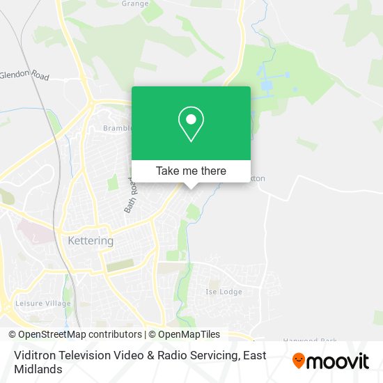 Viditron Television Video & Radio Servicing map