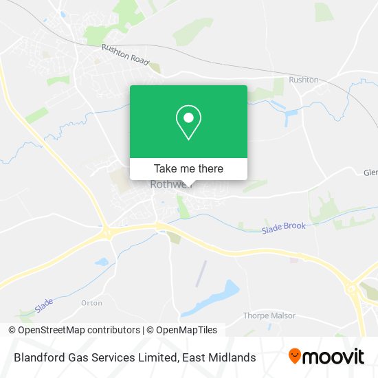 Blandford Gas Services Limited map