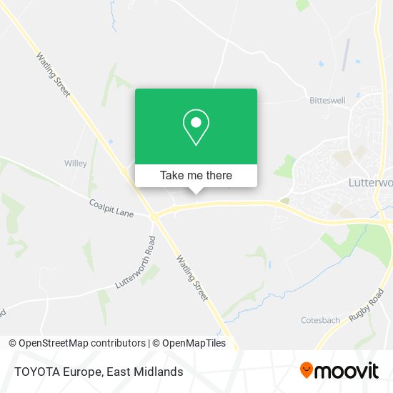 TOYOTA Europe map