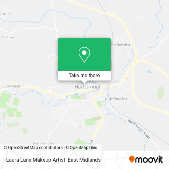 Laura Lane Makeup Artist map