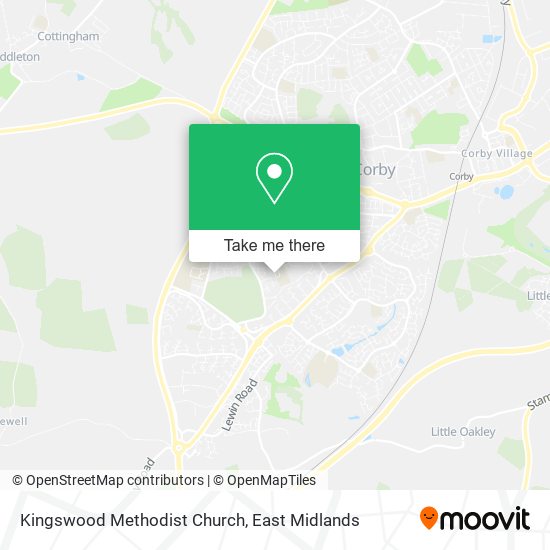 Kingswood Methodist Church map