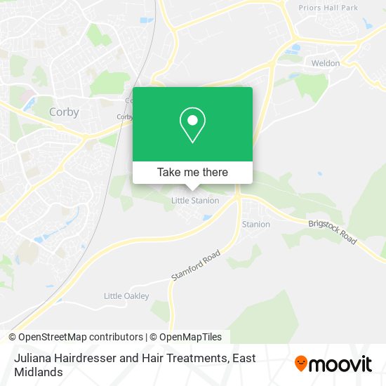 Juliana Hairdresser and Hair Treatments map