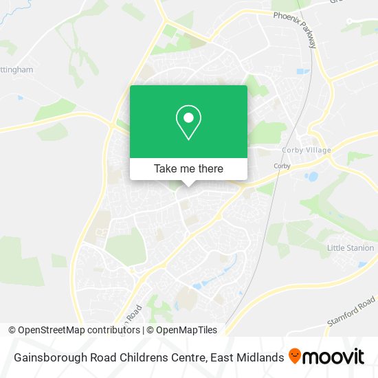 Gainsborough Road Childrens Centre map