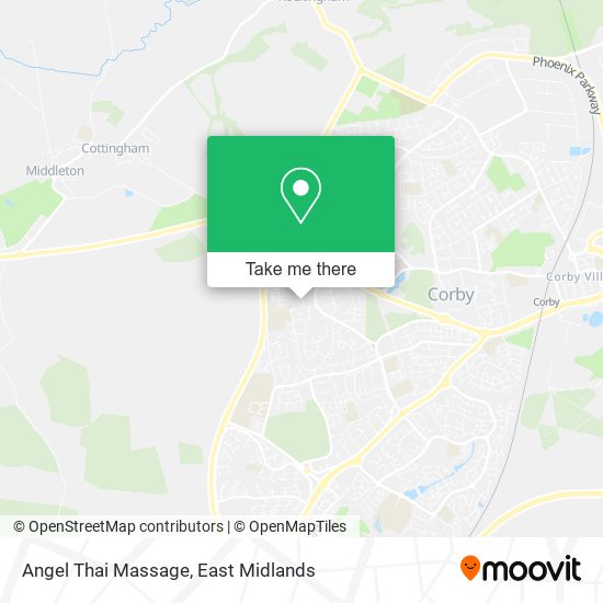 Angel Thai Massage map