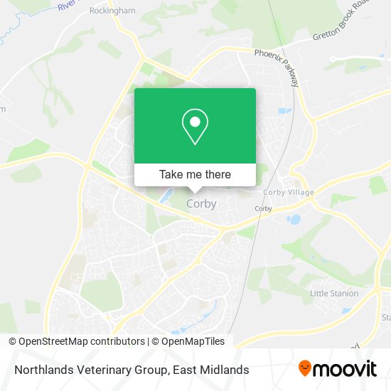 Northlands Veterinary Group map