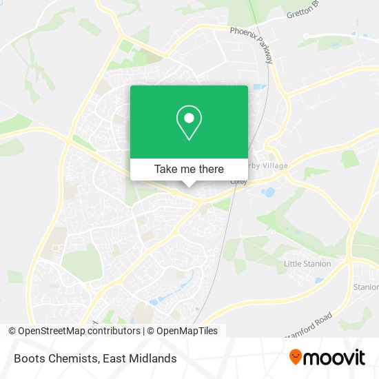 Boots Chemists map