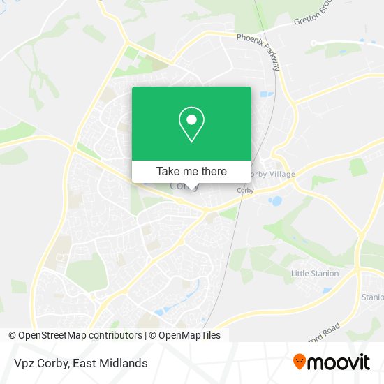 Vpz Corby map