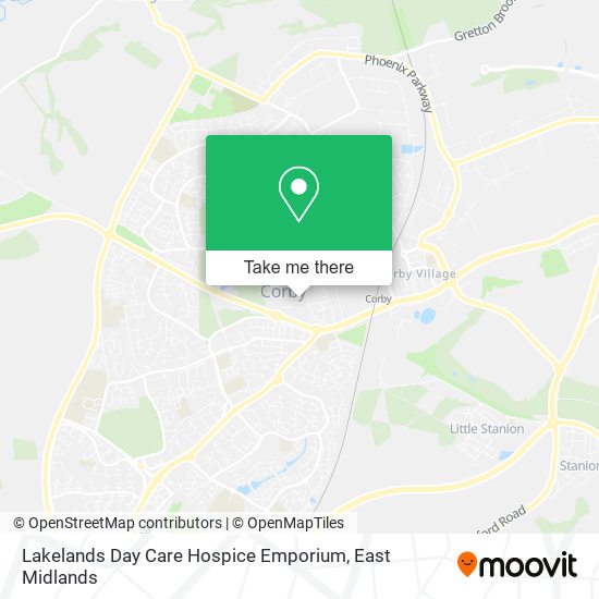 Lakelands Day Care Hospice Emporium map