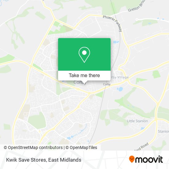 Kwik Save Stores map