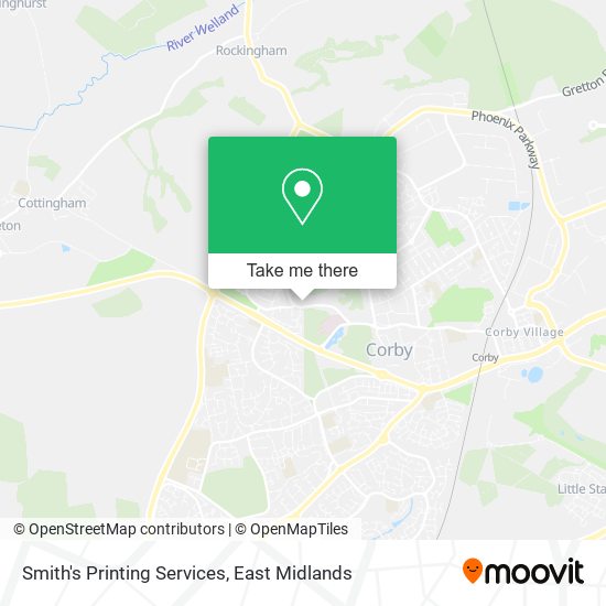 Smith's Printing Services map