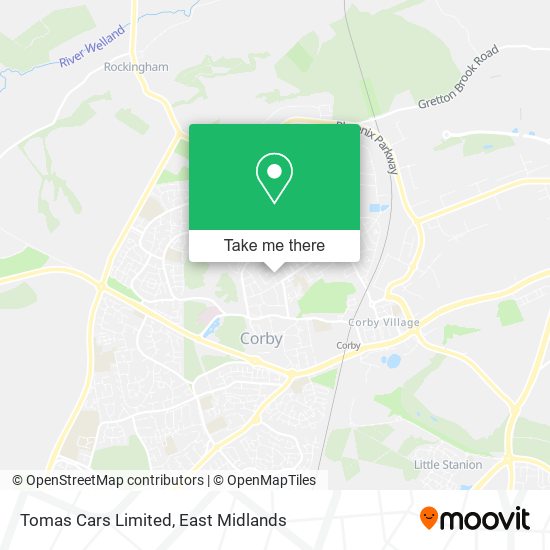 Tomas Cars Limited map