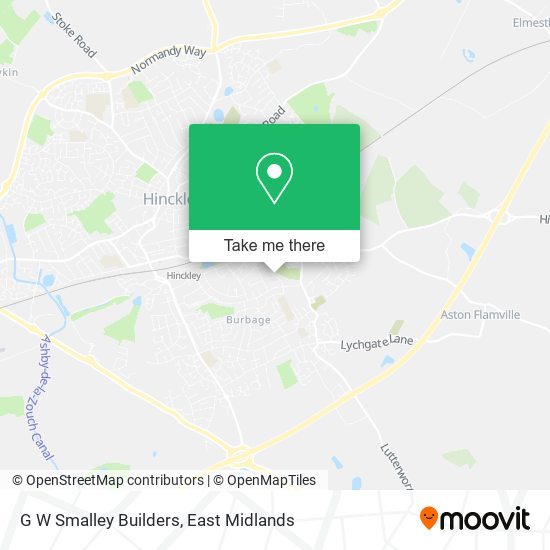 G W Smalley Builders map