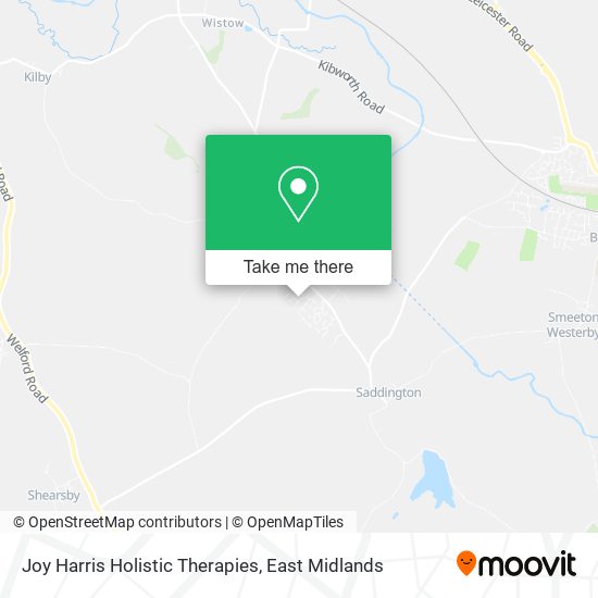 Joy Harris Holistic Therapies map