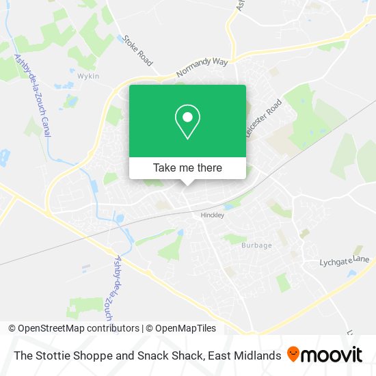 The Stottie Shoppe and Snack Shack map