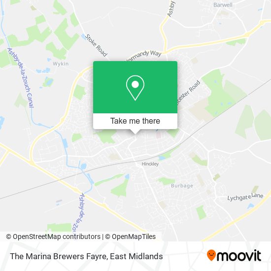 The Marina Brewers Fayre map