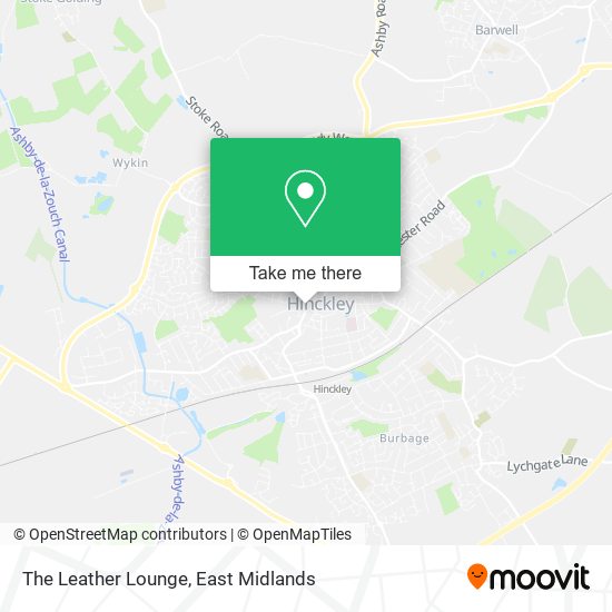 The Leather Lounge map