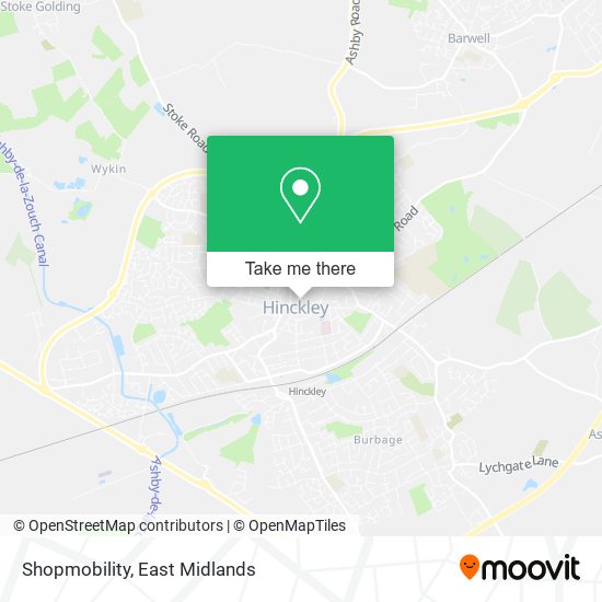 Shopmobility map